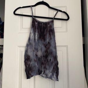 Tie dye open back crop top!